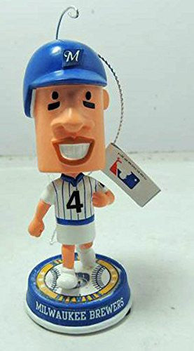 2014 Racing Sausage Set of 5 Holiday Ornaments Bobble head only 360 were made Forever collectibles Italian, Brat, Polish, Hot Dog and Chorzio Milwaukee Brewers Christmas Ornament