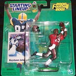 2000 Keyshawn Johnson NFL Starting Lineup Figure Tampa Bay Bucaneers