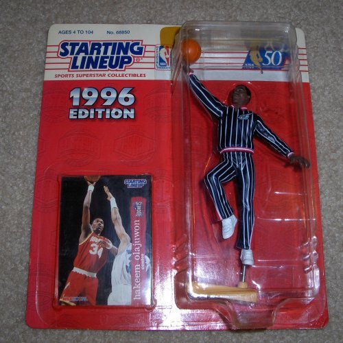 1996 Hakeem Olajuwon NBA Starting Lineup Houston Rockets