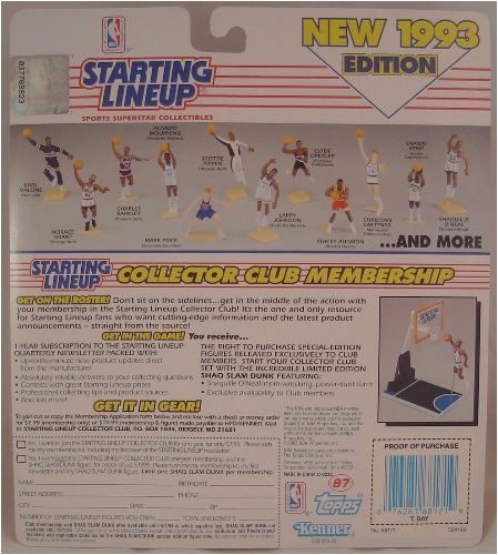 Starting Lineup NBA Basketball Todd Day Milwaukee Bucks 1993 Action Figure