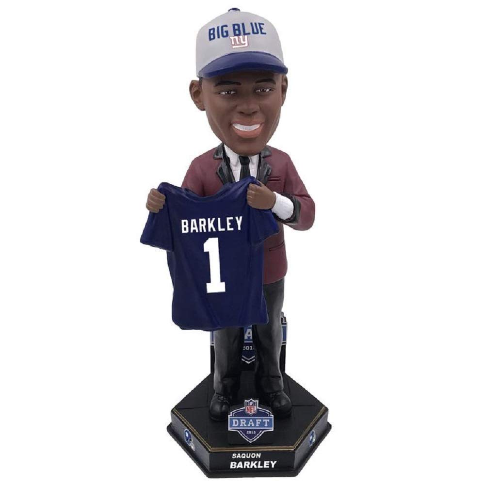 FOCO SAQUON Barkley NY Giants #1 Draft Day Pick Bobble Head