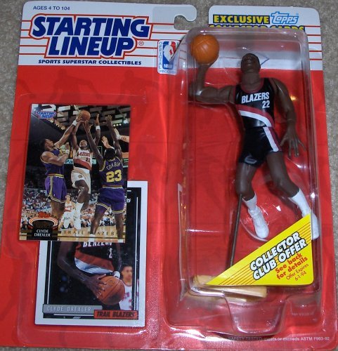 Clyde Drexler 1993 Startling Lineup Portland Trailblazers