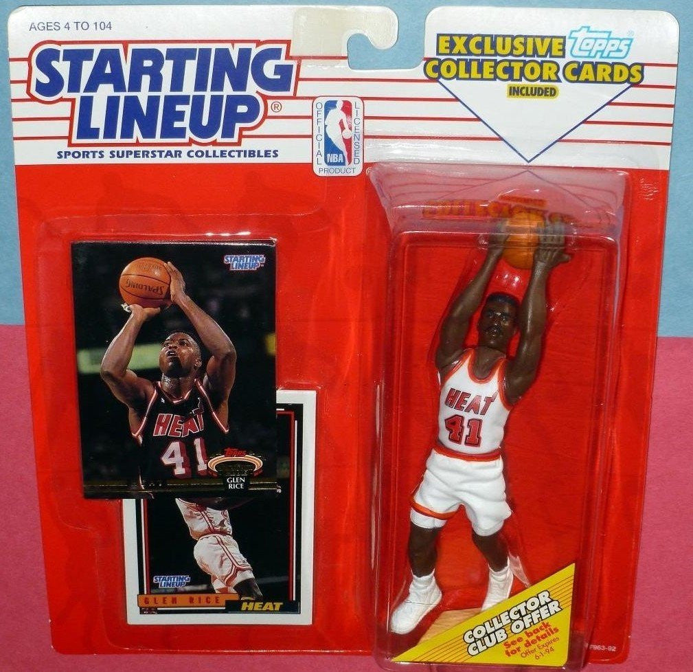1993 NBA Starting Lineup - Glen Rice - Miami Heat