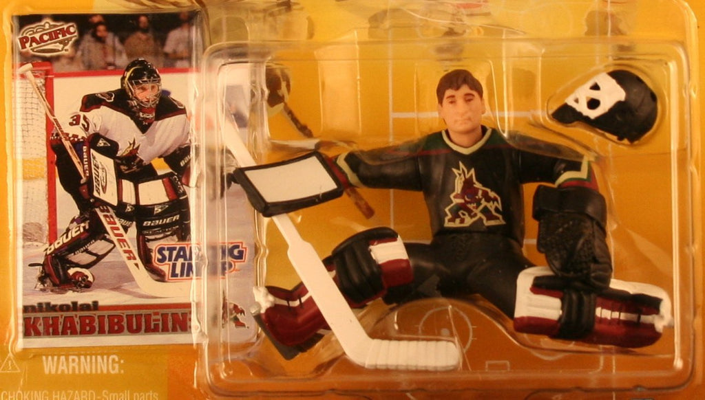 NIKOLAI KHABIBLIN / PHOENIX COYOTES 1998 Extended Series NHL Starting Lineup Action Figure & Exclusive Pacific NHL Collector Trading Card