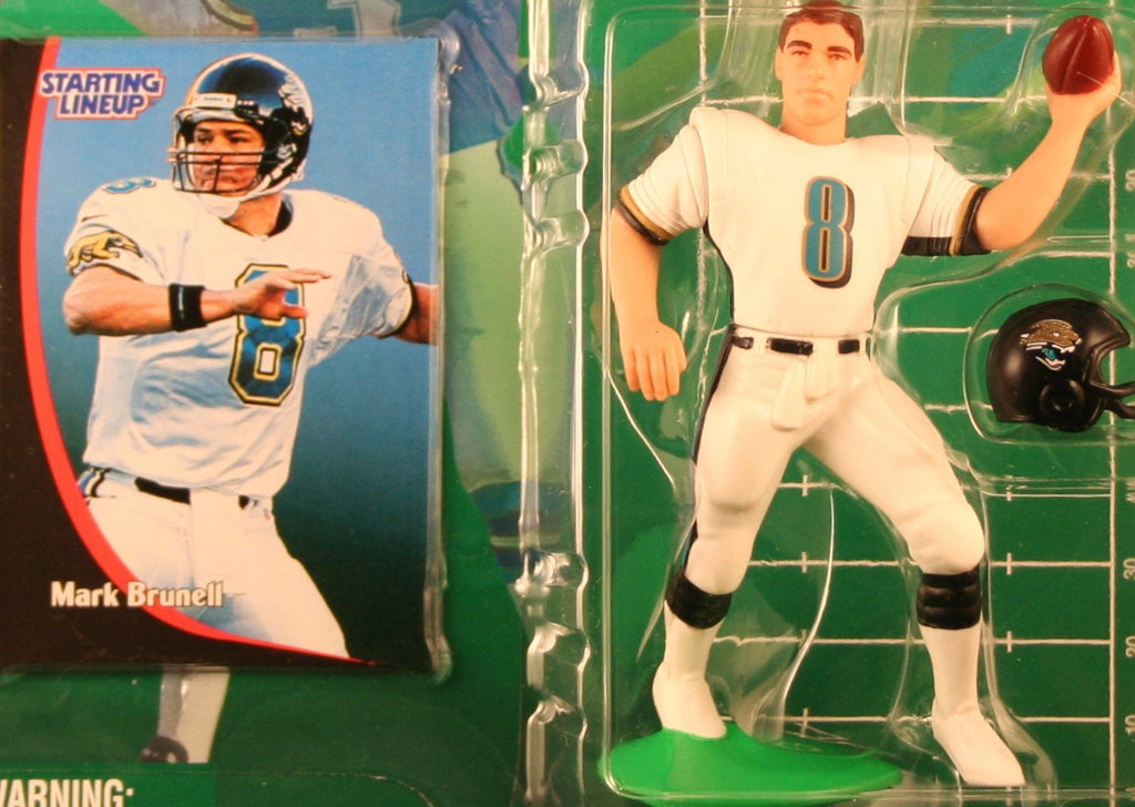 MARK BRUNELL / JACKSONVILLE JAGUARS 1998 NFL Starting Lineup Action Figure & Exclusive NFL Collector Trading Card
