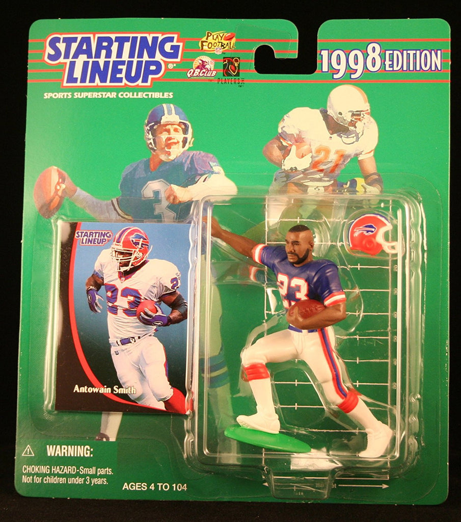 ANTOWAIN SMITH / BUFFALO BILLS 1998 NFL Starting Lineup Action Figure & Exclusive NFL Collector Trading Card