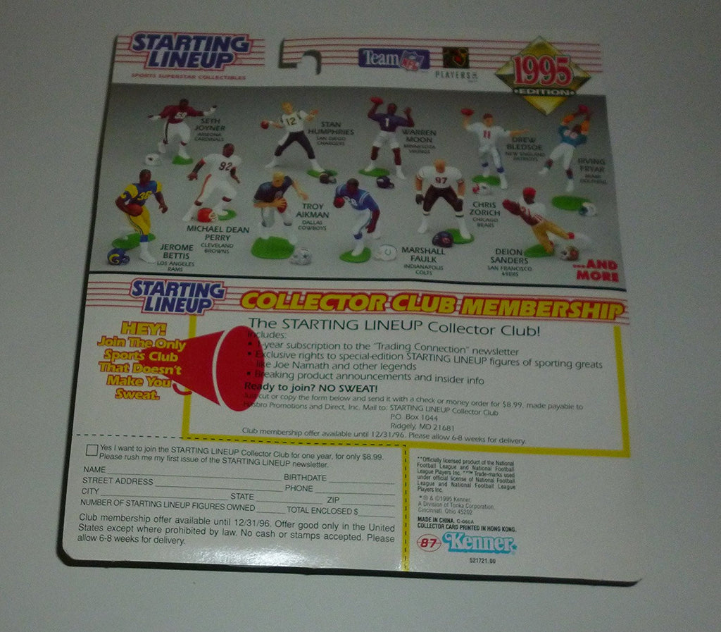 1995 Joe Montana Midwest Convention Starting Lineup Figure