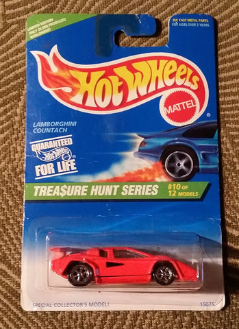 HOT WHEELS TREASURE-HUNT 1996 #10 OF 12 -LAMBORGHINI COUNTACH