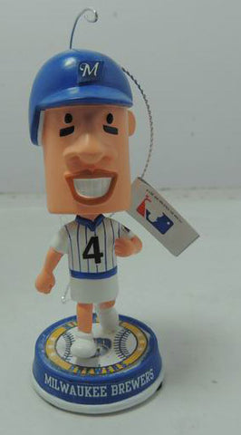 2014 Racing Sausage Hot Dog #4 Holiday Ornament Bobble head only 360 were made Forever collectibles Milwaukee Brewers check out the other 4 are available or buy the set