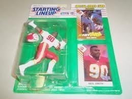 1993 Neil Smith NFL Starting Lineup Kansas City Chiefs