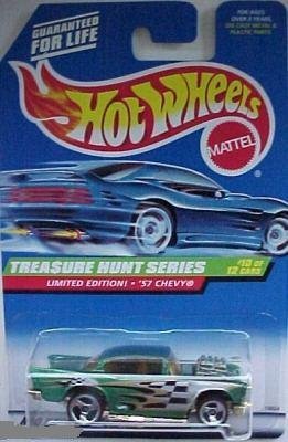 Hot Wheels 1998 Treasure Hunt 57 Chevy #10 of 12