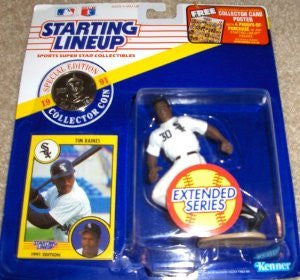 Tim Raines Action Figure of Chicago White Sox - 1991 Starting Lineup Extended Series