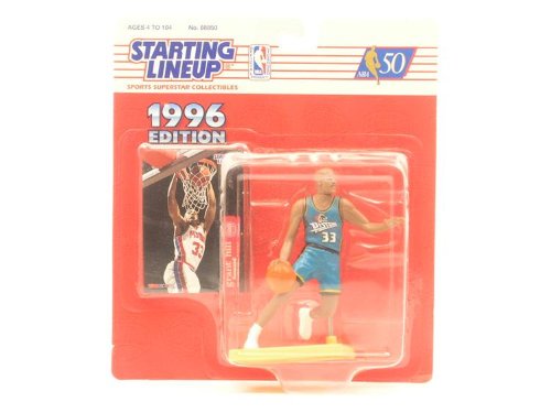 1996 Starting Lineup NBA Grant Hill #33 - Detroit Pistons Vintage Sports Figure - w/ Trading Card - Limited Edition - Collectible