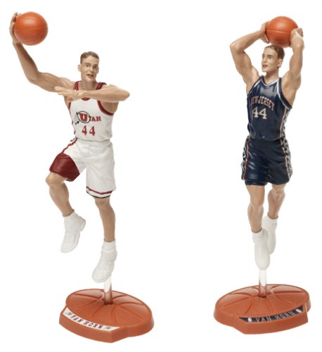 1999-2000 Mattel NBA Super Stars Figure College & Pro 2-Pack - Keith Van Horn (University of Utah & New Jersey Nets)