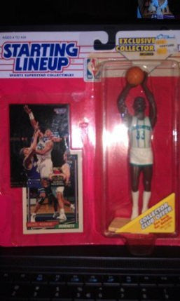 1993 NBA Starting Lineup - Alonzo Mourning - Charlotte Hornets