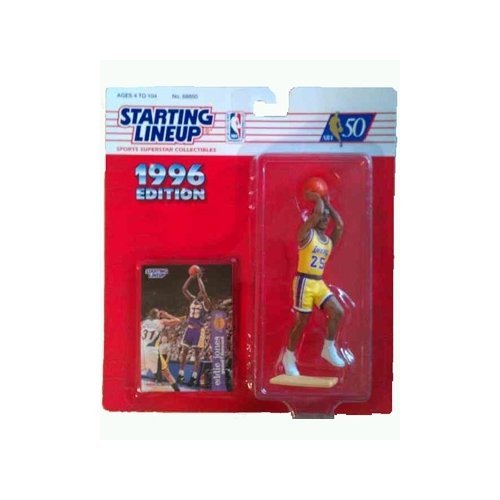Starting Lineup 1996 Edition Eddie Jones - Los Angeles Lakers 4 inch Action Figure