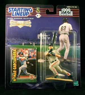 NOMAR GARCIAPARRA / BOSTON RED SOX 1999 MLB Extended Series Starting Lineup Action Figure & Exclusive Collector Trading Card