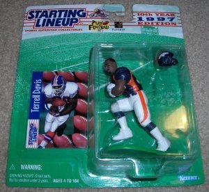 1997 Terrrell Davis NFL Starting Lineup Denver Broncos