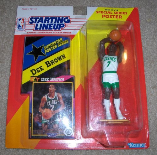 1992 Dee Brown NBA Starting Lineup Figure Boston Celtics