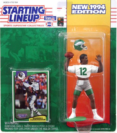 Starting Lineup 1994 Randall Cunningham Philadelphia Eagles Action Figure
