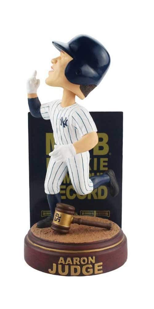 Forever Collectibles New York Yankees Aaron Judge Rookie Home Run Record Bobblehead