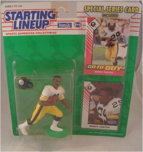 Starting Lineup NFL Football Barry Foster Pittsburgh Steelers 1993 Action Figure