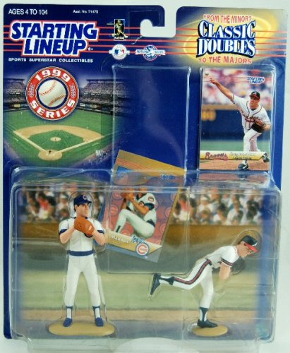 1999 Starting Lineup Classic Double Greg Maddux Iowa Cubs/Atlanta Braves  Minors to Majors