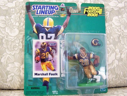 2000 NFL Starting Lineup Hobby Edition - Marshall Faulk - St. Louis Rams