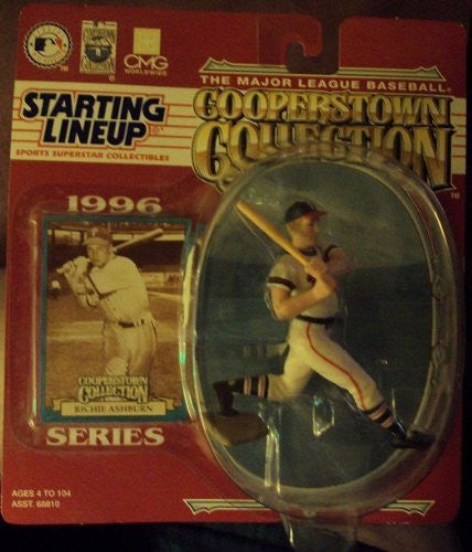 RICHIE ASHBURN 1996 Cooperstown Collection MLB Starting Lineup figure. Philadelphia Phillies. New in package.