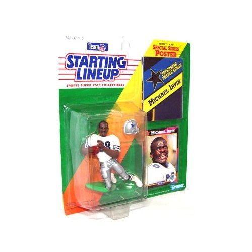 1992 Michael Irvin Dallas Cowboys Kenner SLU Starting Lineup NFL football figure