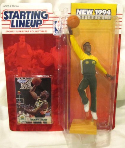 Starting Lineup Sports Superstar Collectibles 1994 Shawn Kemp Seattle Supersonics