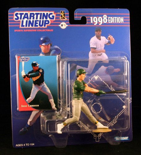 Jose Canseco 1998 Edition Starting Lineup MLB Baseball Sports Superstar Collectible Action Figure Oakland Athletics