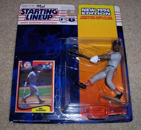 Mo Vaughn Boston Red Sox Action Figure - MLB1994 Edition Starting Lineup Sports Superstar Collectible