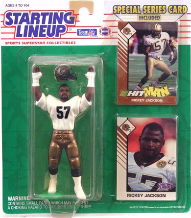 1993 Rickey Jackson New Orleans Saints Starting Lineup NFL Football Figure