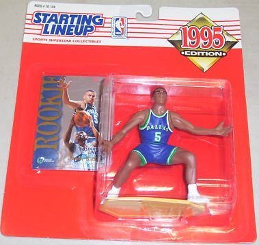 Jason Kidd Rookie Action Figure - 1995 Edition Starting Lineup NBA Basketball Series Dallas Mavericks