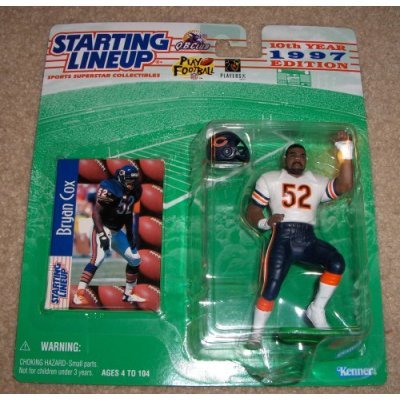 Starting Lineup Sports Super Star Collectible Figure - 1997 - Chicago Bears Bryan Cox by NFL