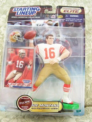 2000 NFL Starting Lineup Elite 6.5" Figure - Joe Montana - San Francisco 49ers