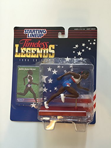 1996 - Kenner - Starting Lineup - Timeless Legends - Jackie Joyner Kersee - Olympic Runner - Sports Figure - Limited Edition - Collectible by Starting Line Up