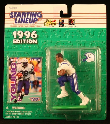 1996 Marshall Faulk NFL Starting Lineup Indianapolis Colts