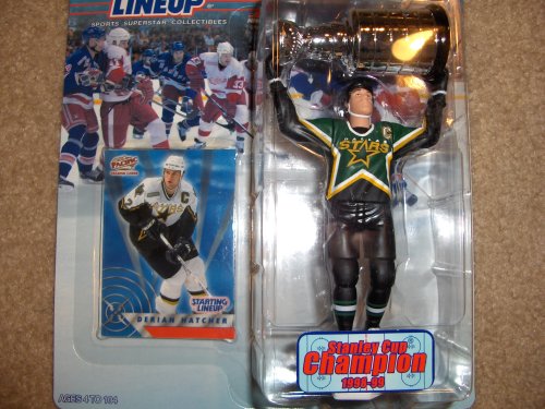 2000 Derian Hatcher NHL Stanley Cup Champion Starting Lineup Figure Dallas Stars