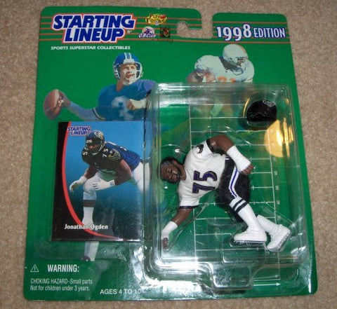 Jonathan Ogden Baltimore Ravens Rookie Starting lIneup HOF 1998