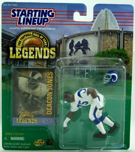 Starting Lineup - 1998 Pro Football - Hall of Fame Legends Edition - Deacon Jones - Los Angeles Rams - MOC