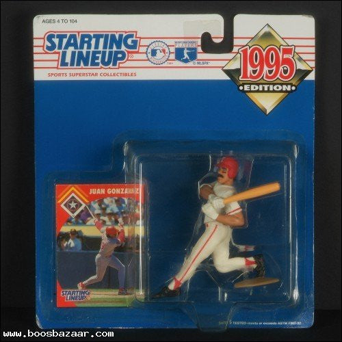 1995 Juan Gonzalez MLB Starting Lineup Texas Rangers
