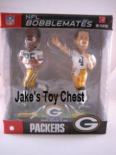 Brett Favre and Greg Jennings Bobblehead 421 Touch Down Record Only 421 were made Green Bay Packers