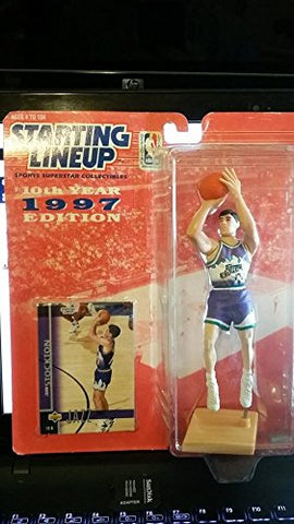 Starting Lineup Sports Superstar Collection John Stockton 1997 10th Year Edition Utah Jazz