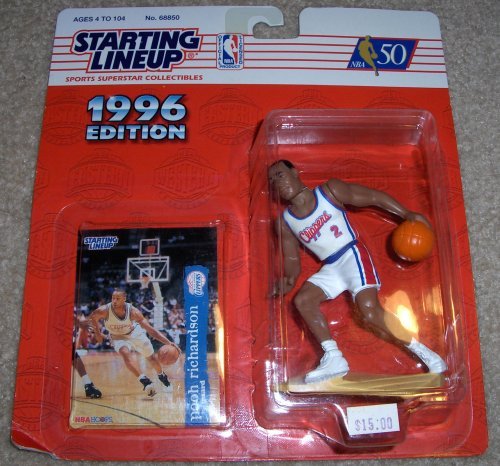 1996 Pooh Richardson NBA Starting Lineup Los Angeles Clippers