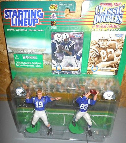 1999 Starting Lineup Classic Doubles Baltimore Colts Johnny Unitas & Raymond Berry