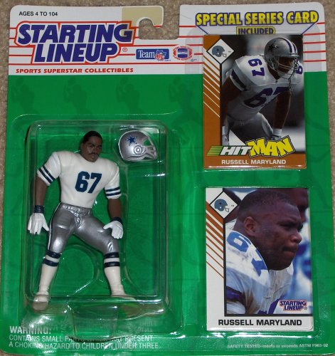 1993 Russell Maryland Dallas Cowboys Starting Lineup NFL football figure