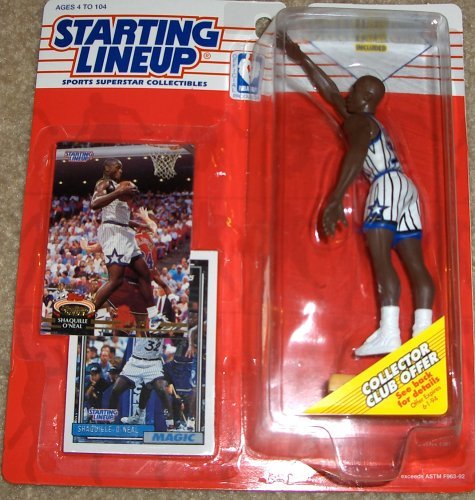 1993 Shaquille O'Neal Orlando Magic Starting Lineup NBA Basketball figure - Rookie piece