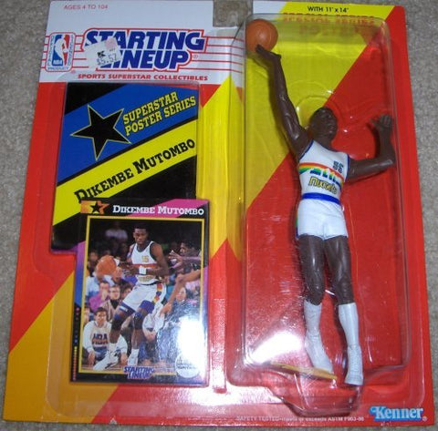 Dikembe Mutombo 1992 NBA Starting Lineup Denver Nuggets